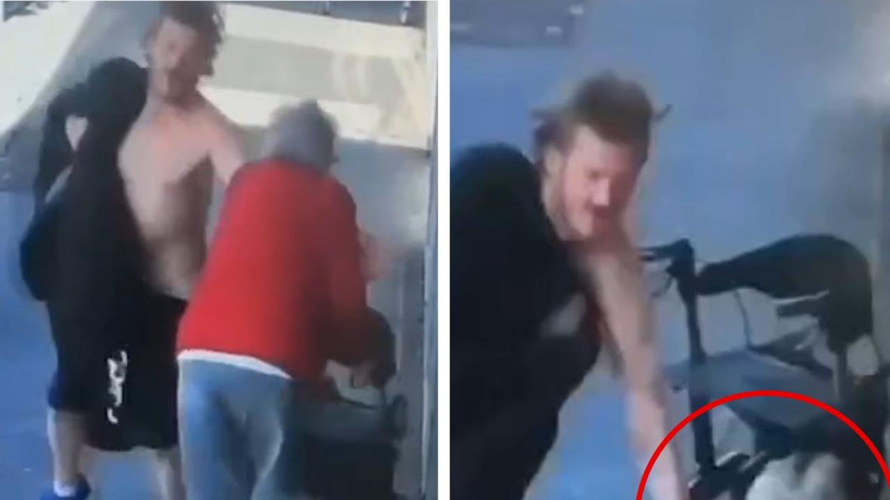 92yo woman knocked out cold on street