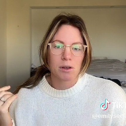 Olympic swimmer Emily Seebohm speaks about her home being broken into. Picture: tiktok @emilyseebohm