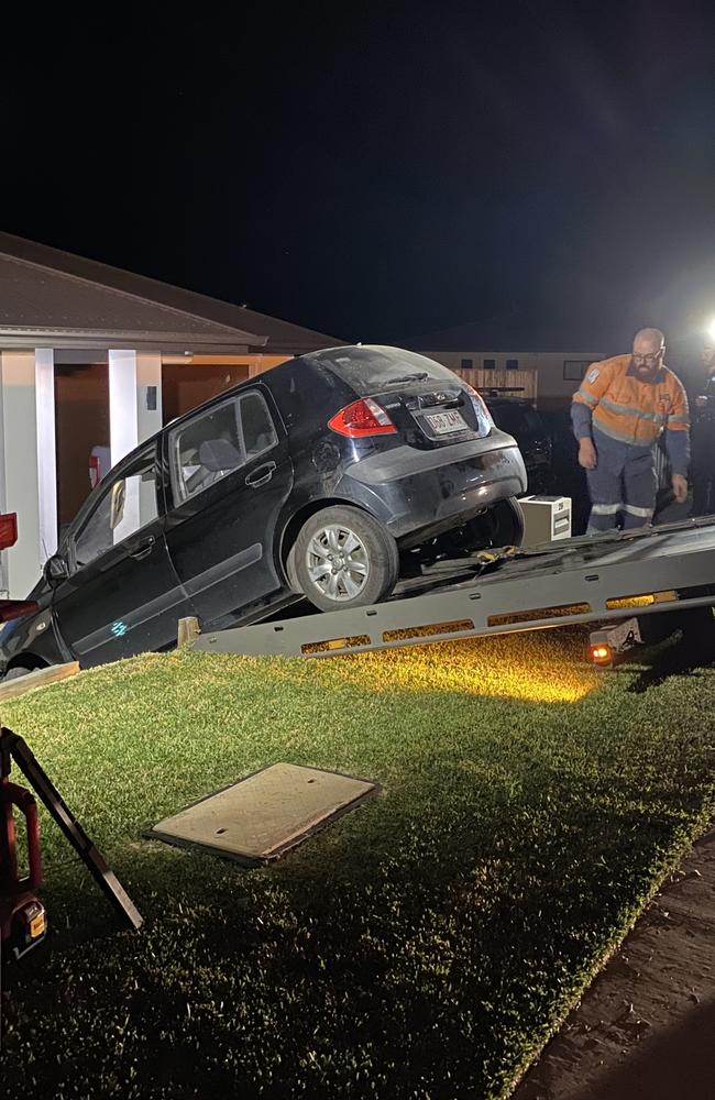 A 22-year-old man has been charged after he allegedly drove a car into a home in Palmwoods.