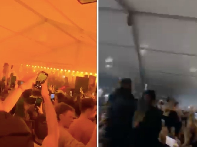 Video: Revellers flout Covid rules in St Kilda