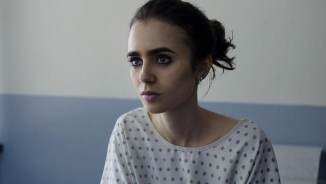 Lily Collins in a scene from ‘To The Bone’. Picture: Netflix