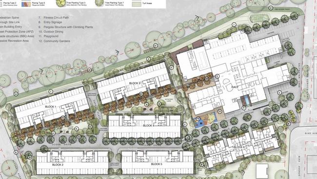 Building or `Block 4’ in the centre of the proposed development (pictured) has been removed in the new revised master plan. Picture: supplied