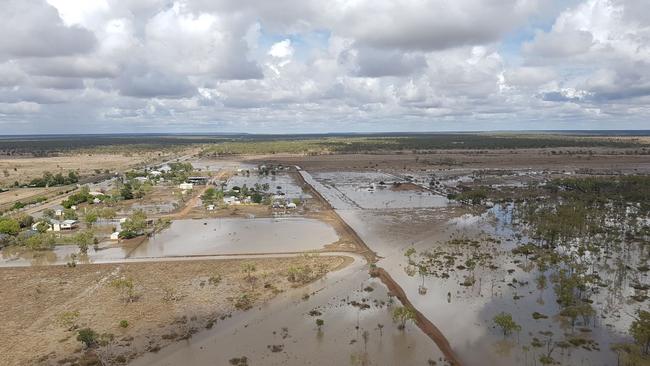 Prairie from the air on Australia Day morning.