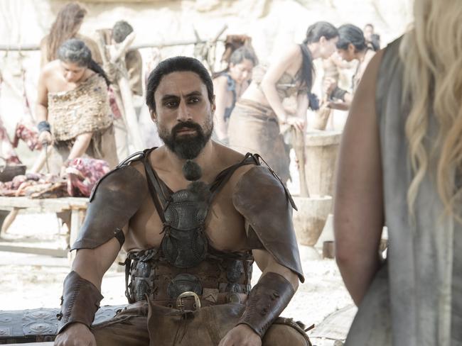 Game Of Thrones actor Joe Naufahu as Khal Moro.