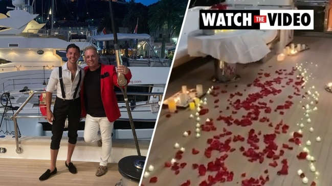 Moment dad proposed to daughter’s ex-boyfriend