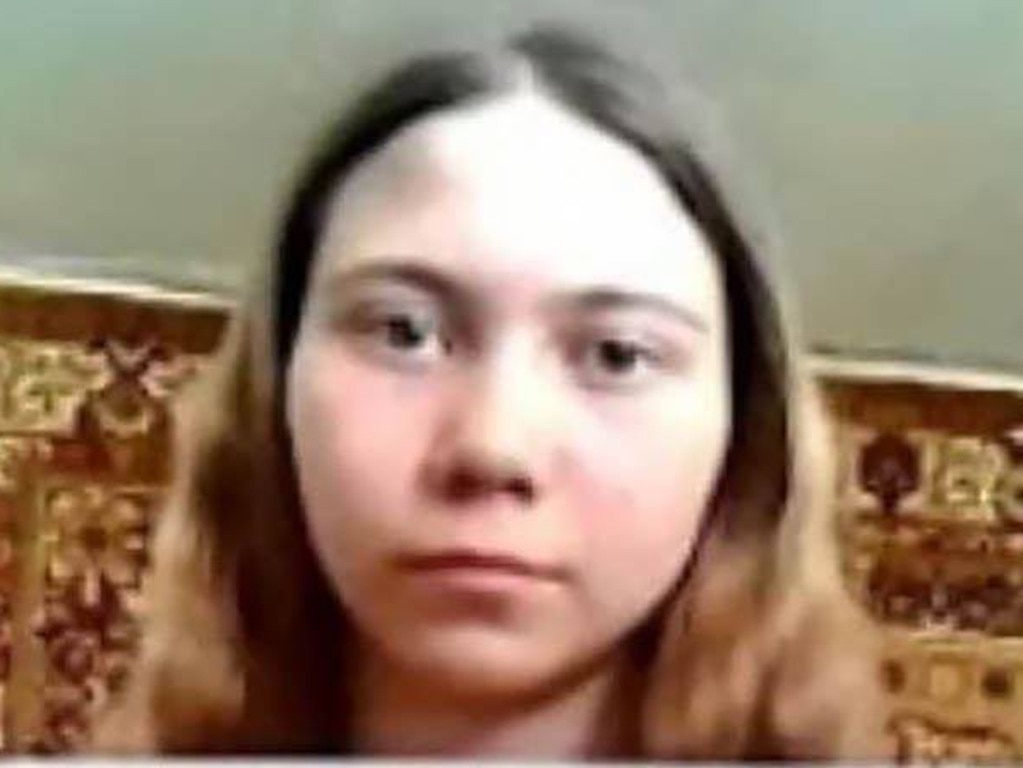 Masha Moskaleva has been sent to an orphanage after her drawing was reported to authorities. Picture: Twitter/OVD Info