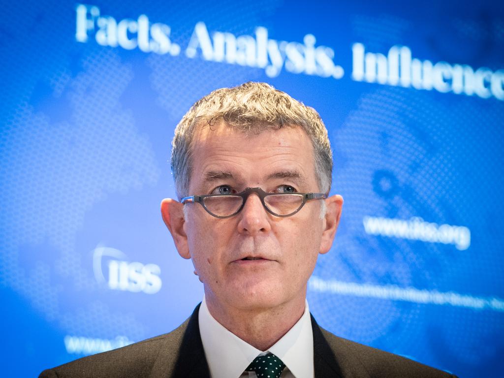 MI6 Chief Richard Moore (pictured) and Mr Burns said the world order was ‘under threat in a way we haven’t seen since the Cold War’. Picture: Stefan Rousseau/PA Images via Getty Images