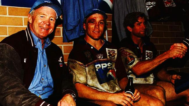 Fulton and Toovey, the man he would later sack as Manly coach.