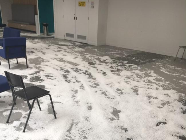 All 180 year 12 students had to clean up the mess instead of attending graduation events.