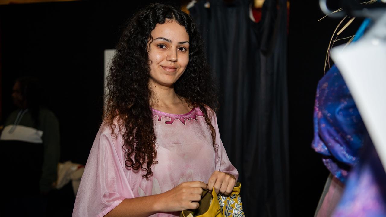 2024 Country to Couture at the Darwin Convention Centre showcases hand-designed First Nations fashion. Picture: Pema Tamang Pakhrin