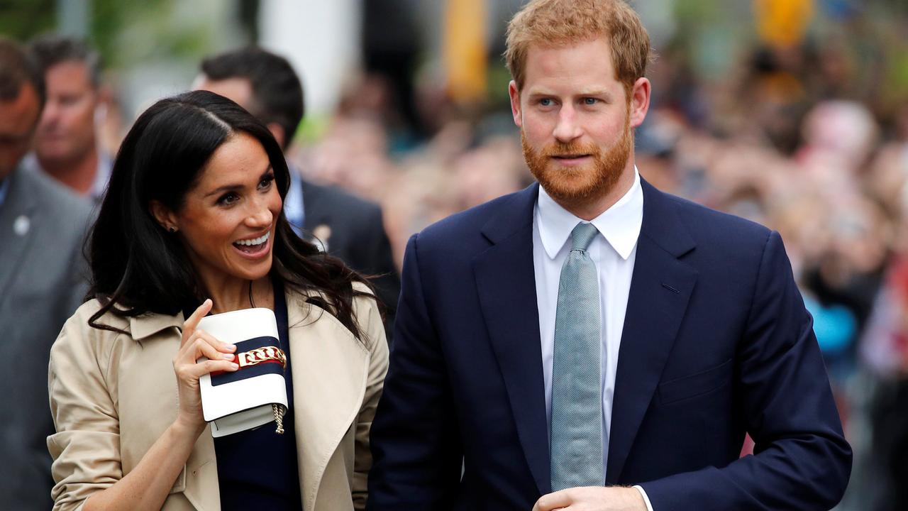 Harry and Meghan have said they want a ‘normal’ life for their child. Picture: Phil Noble/Getty Images