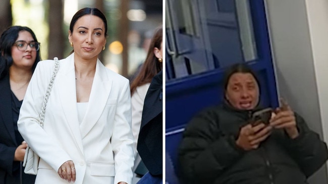 Journalist and presenter Antoinette Lattouf outside the Federal Court in Sydney; Sam Kerr in trouble with police in the UK.