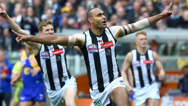 Travis Varcoe’s Collingwood made this year’s Grand Final on the back of the easiest 2018 fixture of any side. Picture: Nicole Garmston