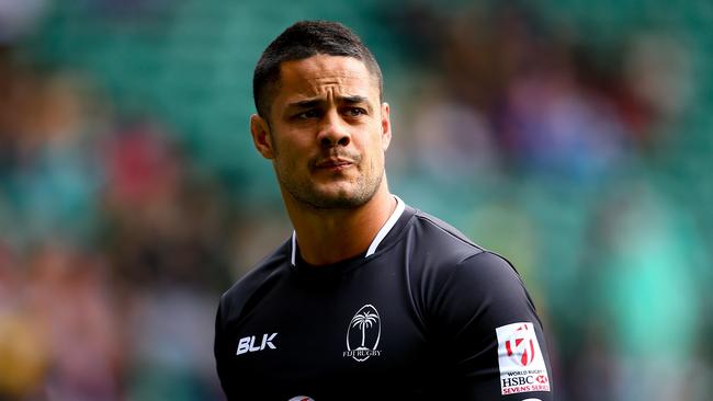 Jarryd Hayne at the London Sevens with Fiji.