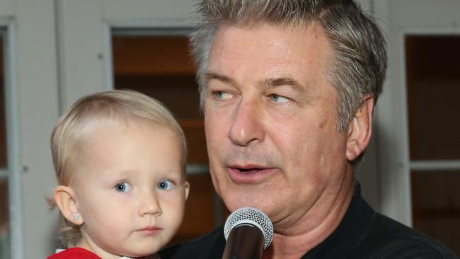 EAST HAMPTON, NY - OCTOBER 10: Alec Baldwin with daughter Carmen Gabriela Baldwin attends the Chairman's Reception during Day 3 of the 23rd Annual Hamptons International Film Festival on October 10, 2015 in East Hampton, New York. (Photo by Monica Schipper/Getty Images For Hamptons International Film Festival)