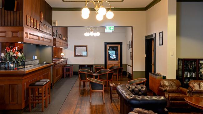 Lounge and bar at Osteria Polpo on East Tce in the CBD. Picture: Jack Fenby