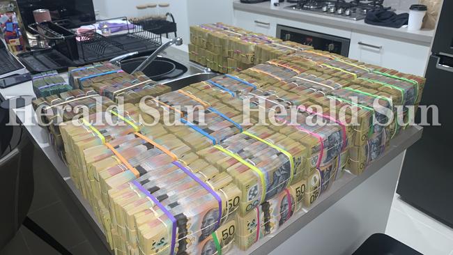 $10 Million in cash seized at one of the NCF properties.