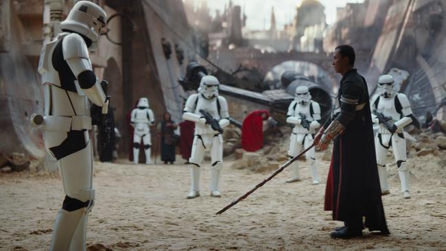 Chirrut Imwe (played by Donnie Yen) in Rogue One: A Star Wars Story