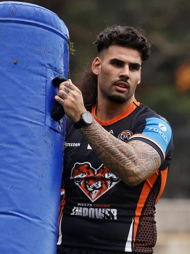 May has been a star for the Tigers, but missed out for the Blues. Picture: Sam Ruttyn