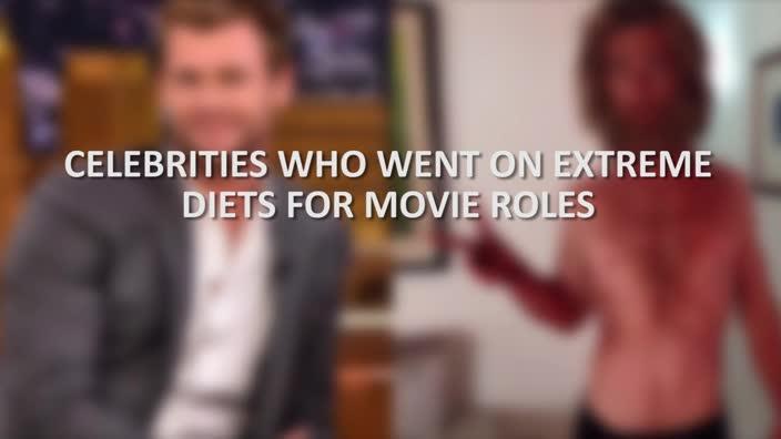 Celebrities who went on extreme diets for movie roles