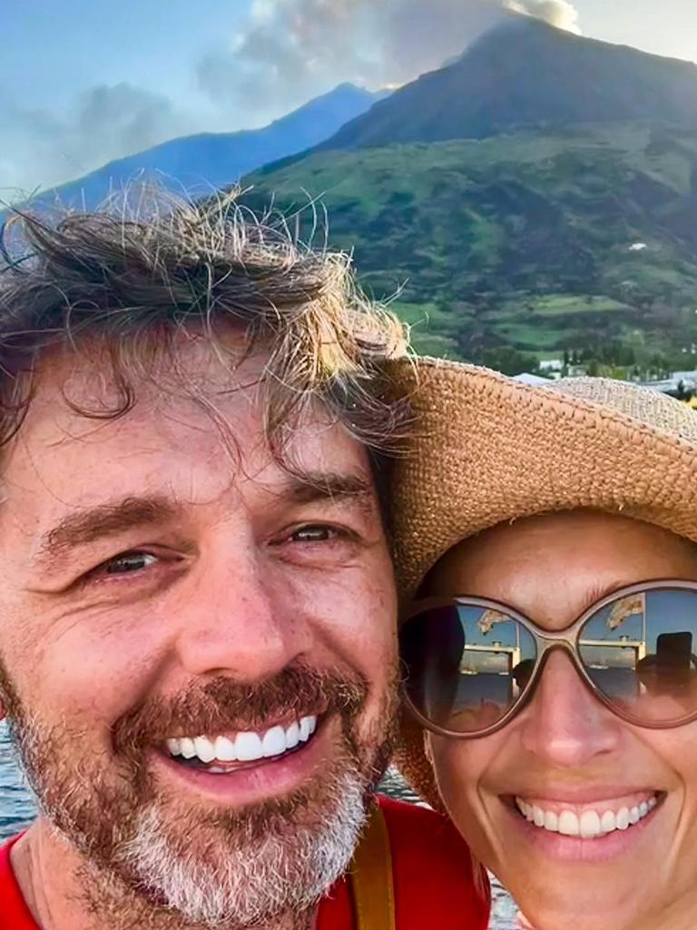 Masterchef's Jock Zonfrillo with wife Lauren. Picture: Instagram