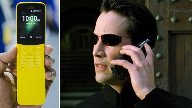 The old-but-new Nokia 8110, featured in The Matrix movies, is back.