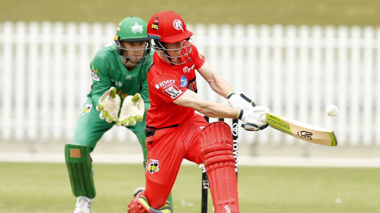 Sam Harper made a classy century against the Melbourne Stars. Photo: Darrian Traynor/Getty Images.