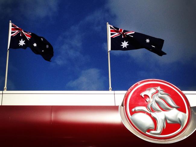 Flying the flag ... Holden is selling fewer cars in a record market. Photo: Supplied