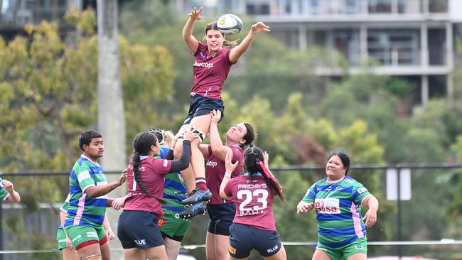 University of Qld v GPS in Womens Saturday June 22, 2024. Picture, John Gass