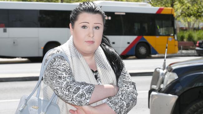 Chelsea Pimm 21 was refused a bus ticket at night because she only had a $20 note. Picture: Stephen Laffer