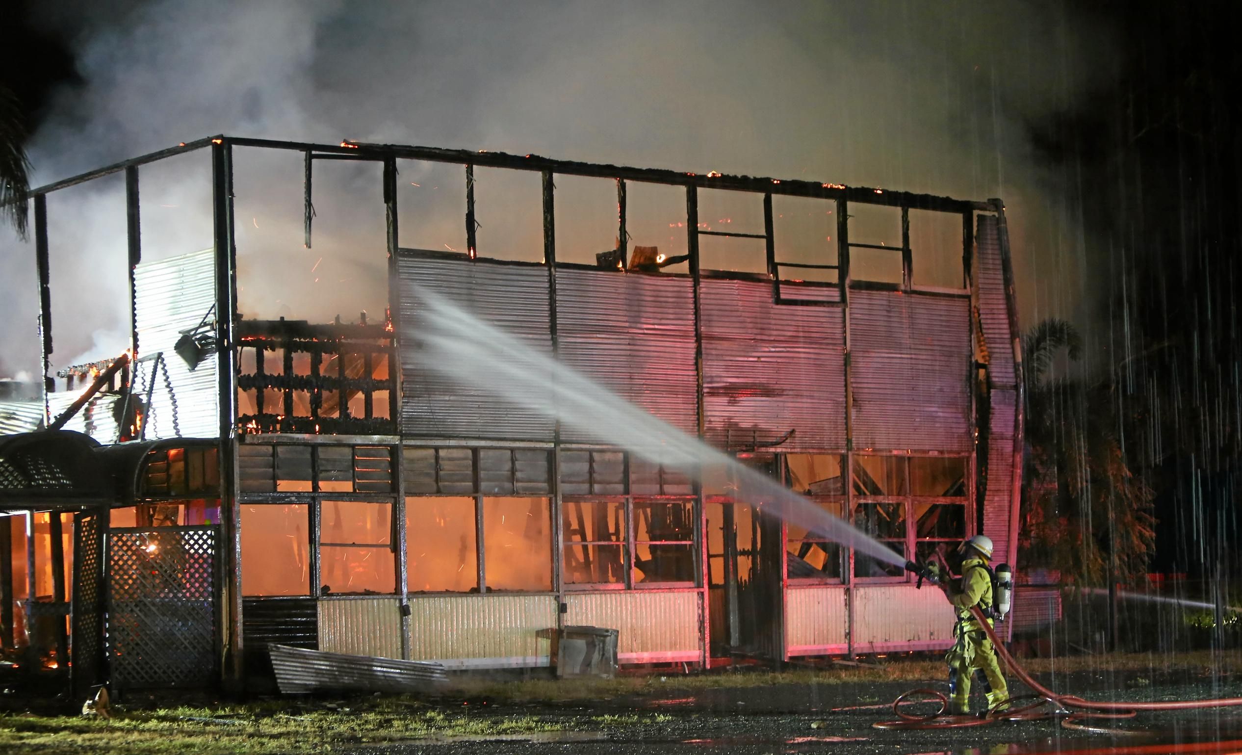 Archer Hotel fire. Picture: Allan Reinikka ROK010118afire4