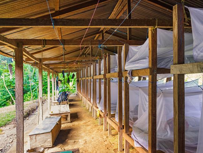 Lodgings for the night on route to Ciudad Perdida, in Colombia. Picture: iStock