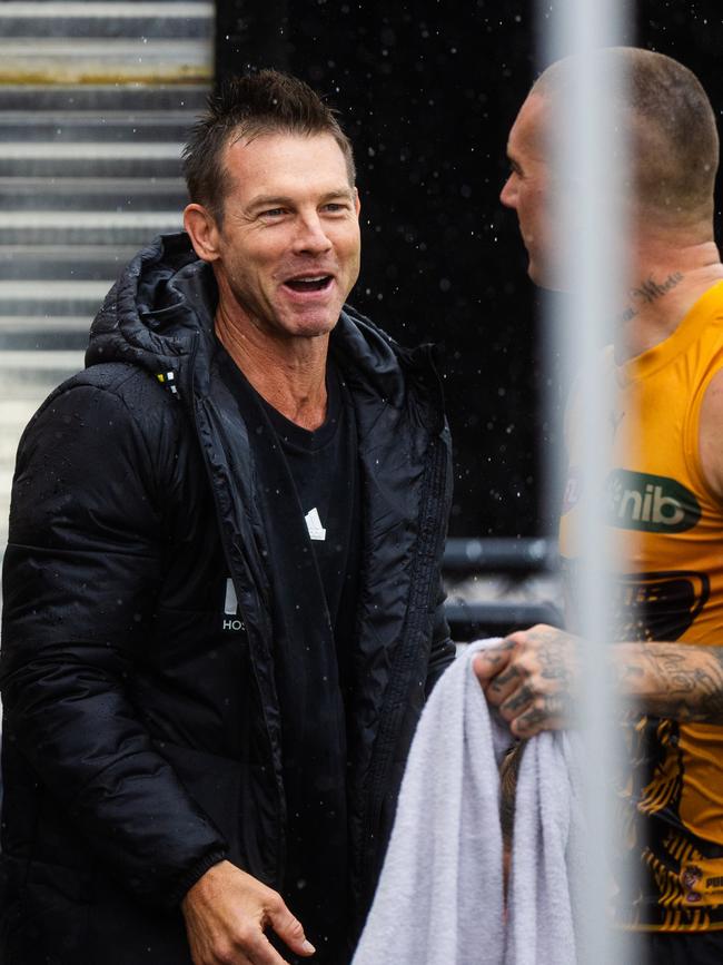 Ben Cousins says hello. Picture Richmond FC