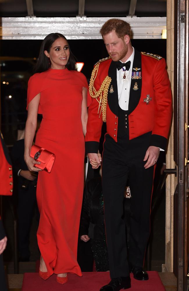 The dress stole the show. Picture: Eddie Mulholland/AFP