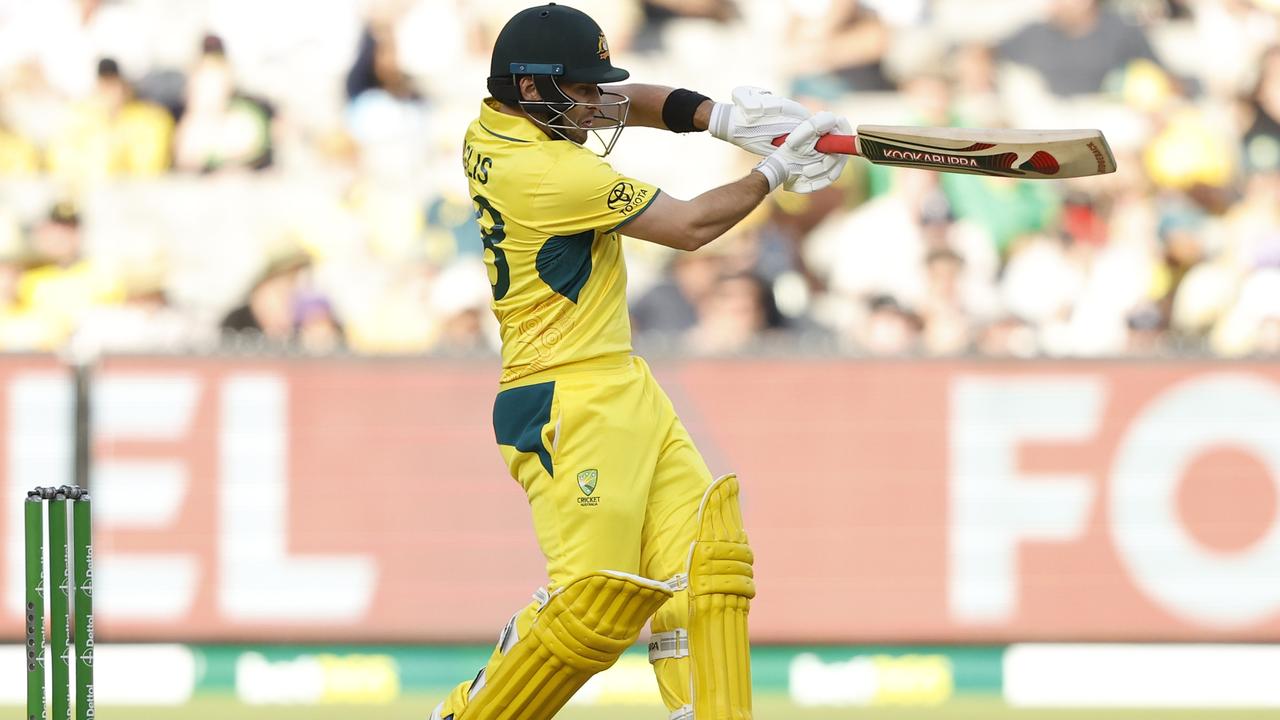 Josh Inglis smacked 10 fours and a six in his career-high 65. . (Photo by Darrian Traynor/Getty Images)