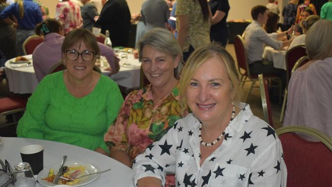 Gabby, Frances and Ruth at Zonta Roma's International Women's Day Breakfast 2023. Picture: Chloe Cufflin.