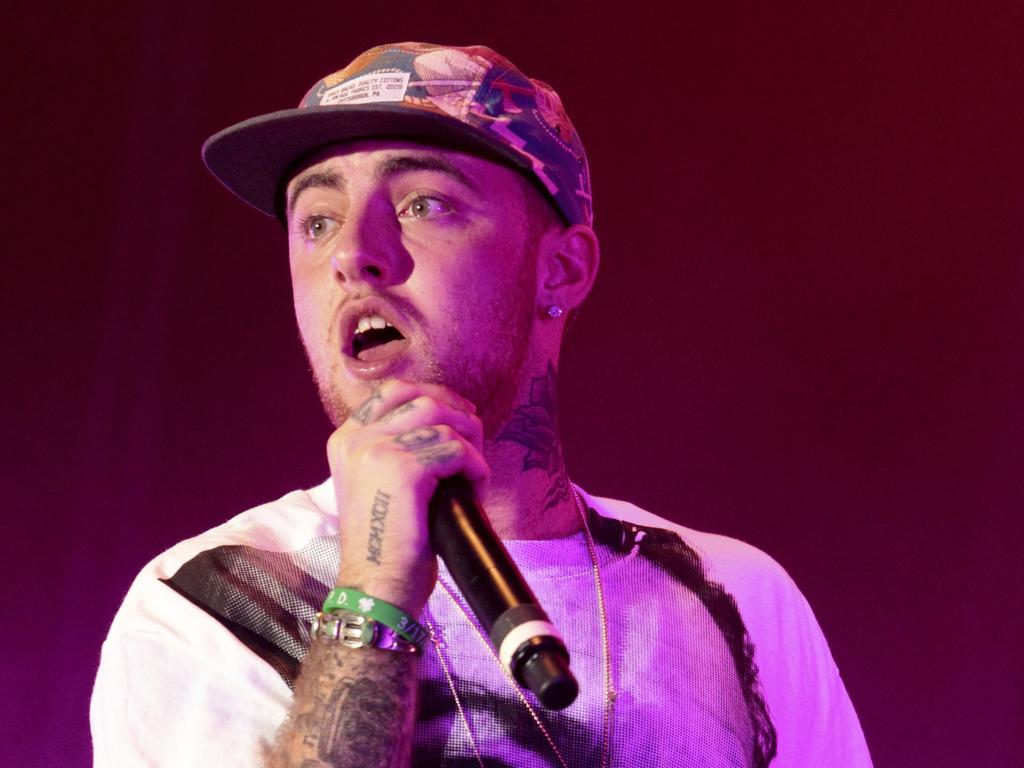 Mac Miller performs on his Space Migration Tour at Festival Pier in Philadelphia. Picture: AP