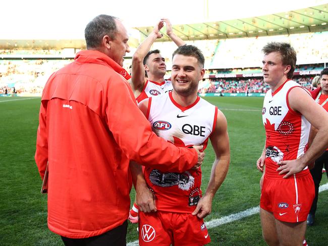 Tom Papley won’t make a pre-finals return but is tracking well. Picture: Brett Costello