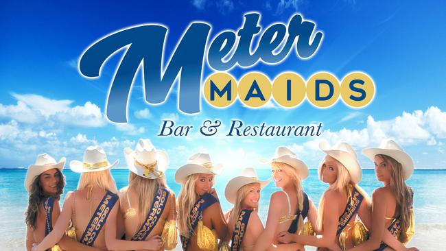 Exterior posts to promote the first ever Meter Maids bar in Surfers Paradise, Gold Coast