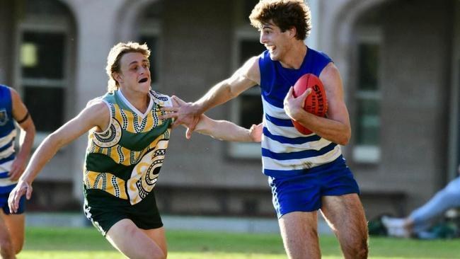 St Peter's' Charlie Raff has shown big potential playing as a forward under coach Josh Francou. Picture: Sports Association for Adelaide Schools