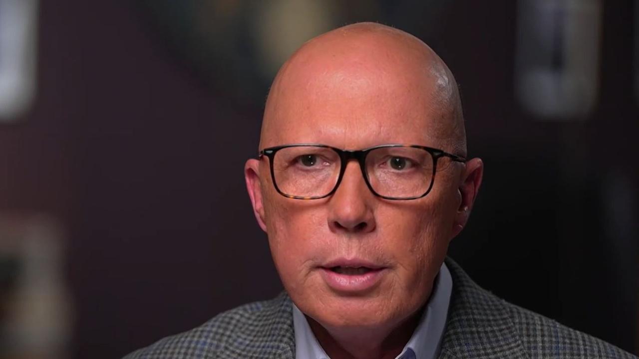 Opposition Leader Peter Dutton appeared on A Current Affair with host Allison Langdon on Monday night. Picture: ACA