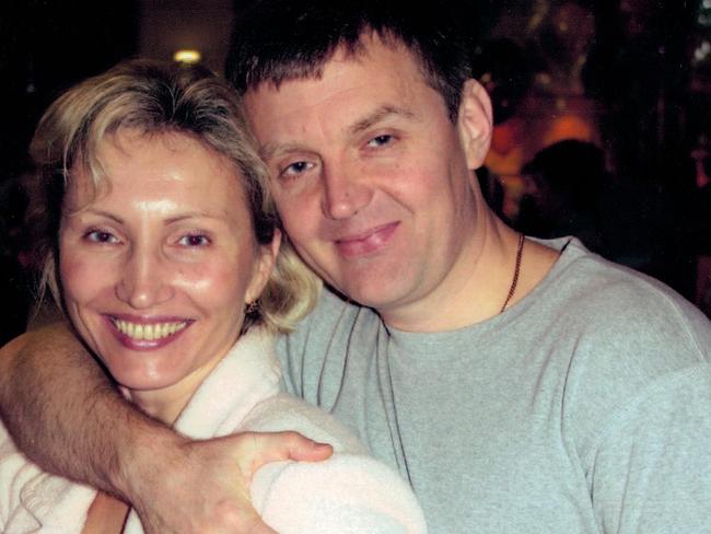 Alexander Litvinenko and his wife Marina pictured in happier times.