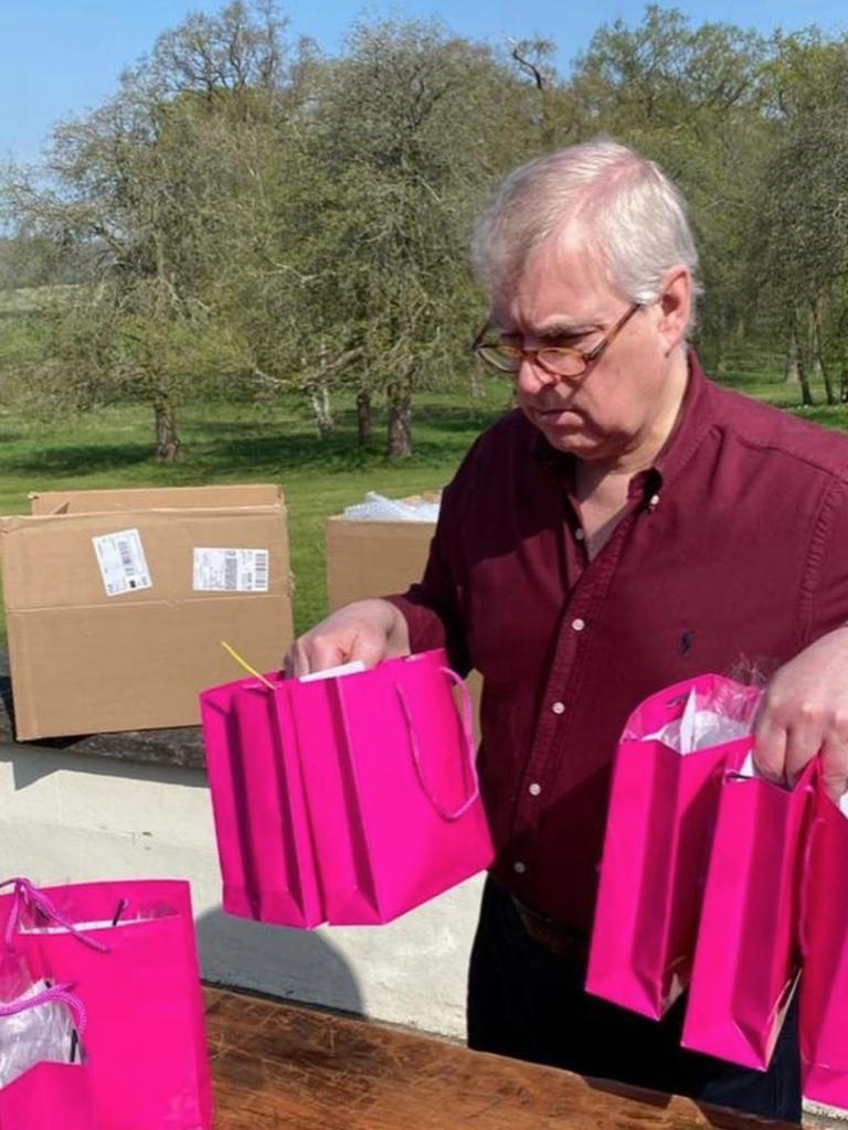 The care packages were for a hospice in Windsor that helps people with “life-limiting illnesses”. Picture: Instagram/Antonia Marshall