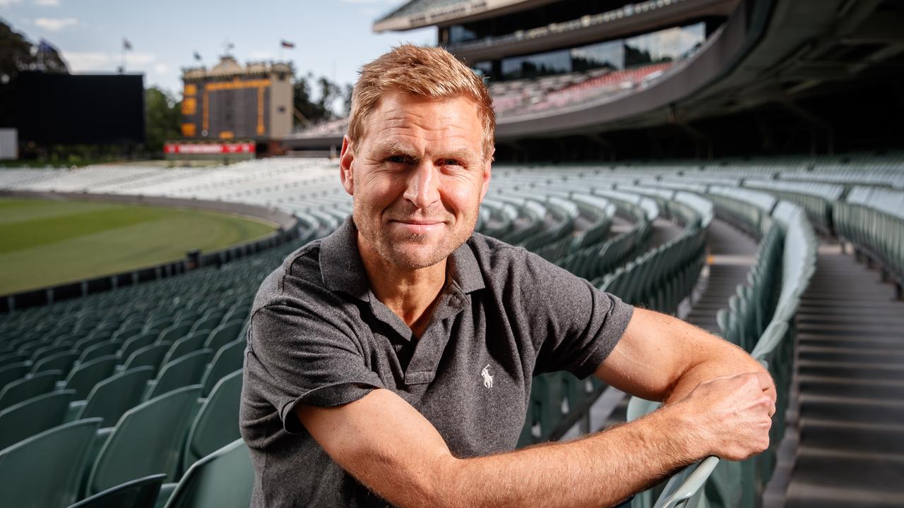 Kane Cornes has a simple message for Mark Ricciutio. Photo: Matt Turner.