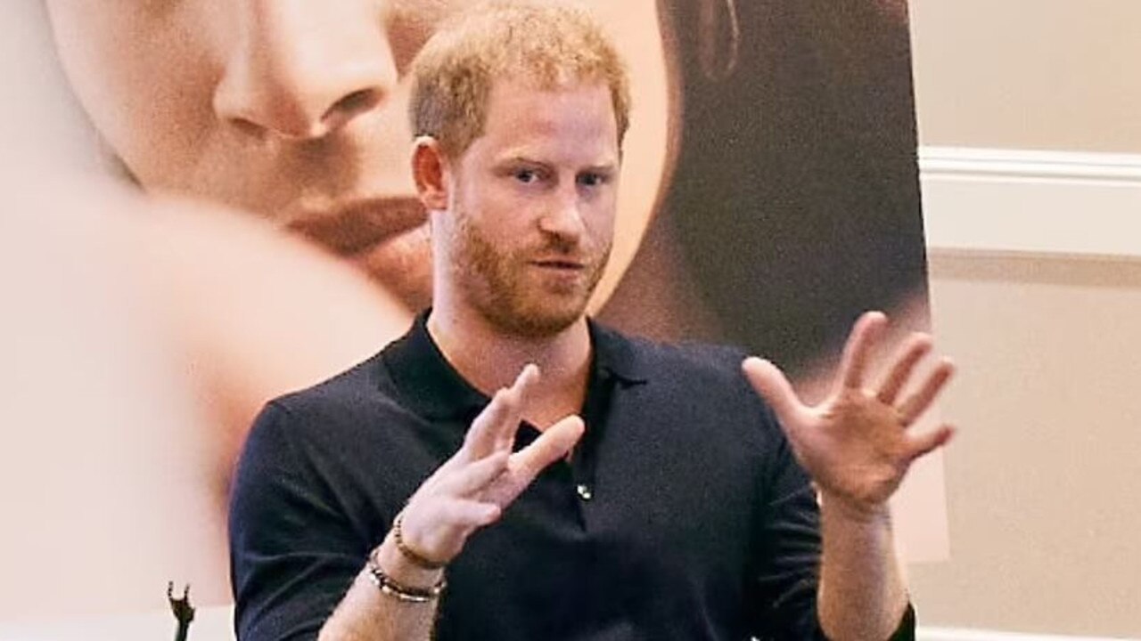 Prince Harry spoke about mental health at a BetterUp conference. Picture: Supplied