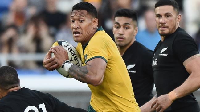 Rugby Australia says Israel Folau broke a promise not to post insenstitive material on social media. Picture: Getty Images