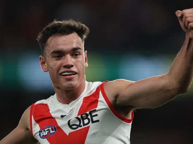 Caiden Cleary was a standout in a sluggish first half by Sydney. Picture: Daniel Pockett/Getty Images