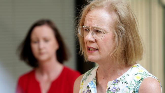 Queensland chief health officer Dr Jeannette Young. Picture: Steve Pohlner