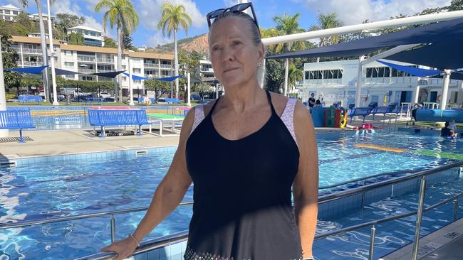 Tobruk Memorial Baths manager Lynda Senent said paid parking meters would be bad for the pool, its users, and for the Strand community. She said the council did not consult her on the issue before it announced a parking fee rollout. Picture: Chris Burns