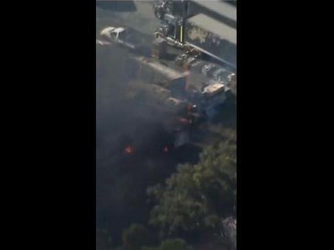 Yatala storage facility and truck fire